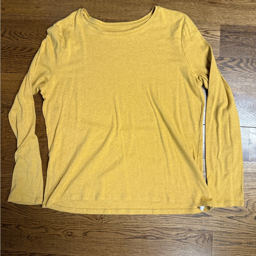 Yellow Long Sleeve Top